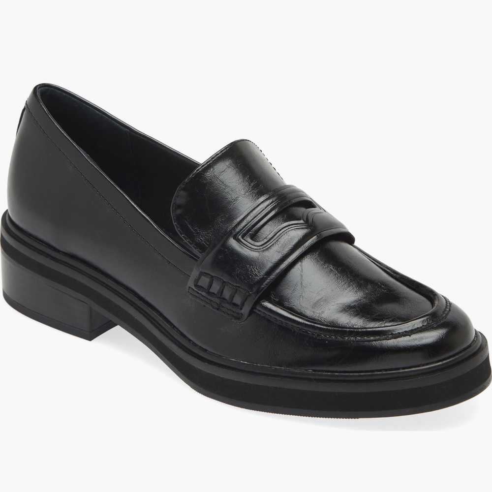 Black Chunky Loafers